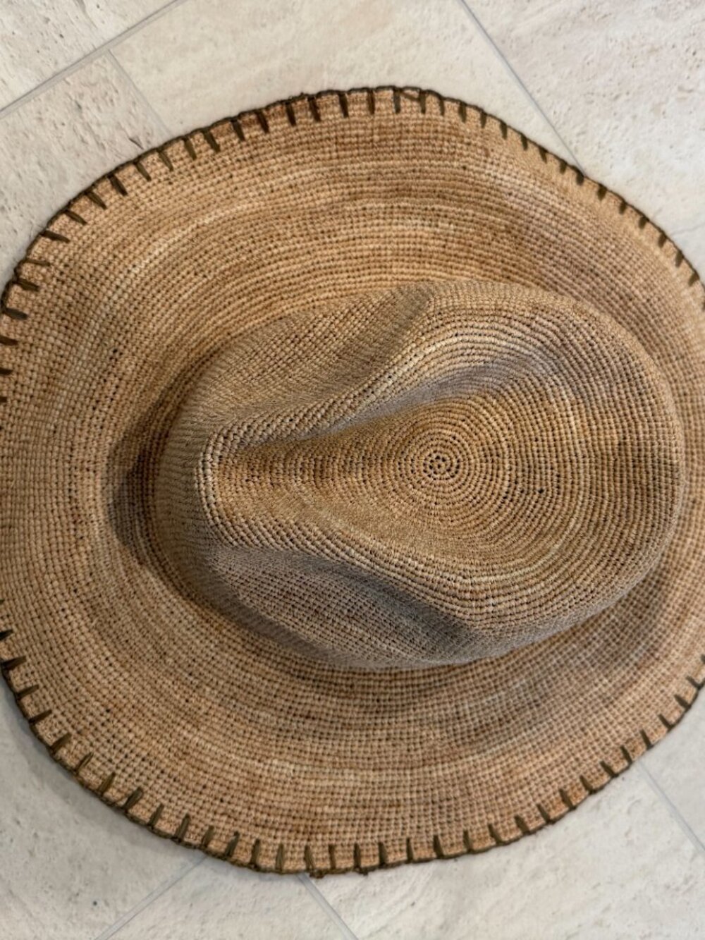 J.McLaughlin Raffia Hat - packable! - Picture 3 of 6